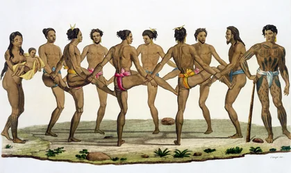 Dans van de Caroline-eilanders, plaat 22 uit 